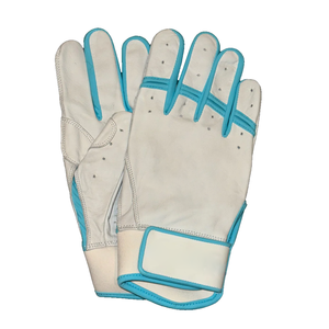 Sleek <b>Black</b> & Purple Leather Batting Hand Guards Softball and Baseball Training Gloves Anti-Slip Design Lightweight Breathable - Product Image 4