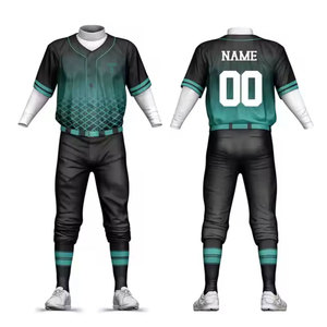 Tenue d'entraînement OEM, uniforme de baseball nouveau design, uniformes de baseball à bas prix - Product Image 1