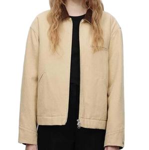 Chaqueta de Trabajo de Invierno para Hombre, Personalizada, de Alta Calidad, con Cuello Camisero, Cierre de Cremallera, de Algodón Resistente, Bordada, Cortavientos y Transpirable - Product Image 5