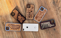 Étui pour iPhone en cuir véritable occidental à la mode étui de téléphone en cuir taillé Cowgirl pour iPhone Compatible modèle 13 14 & 15 étuis de téléphone