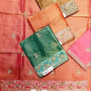 Traje de Mujer Moderno de Diseño, Sin Coser, Bordado a Mano, Estilo Tradicional Indio para Fiestas, Talla Única - Product Image 2