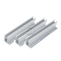 Système de montage sur toit en aluminium Jinda Industrial Mini Rail pour panneaux solaires photovoltaïques, toits en tuiles plates, résistance au vent fort et à la neige