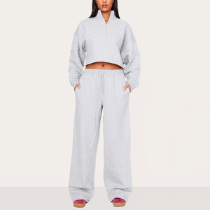 Pantalon décontracté élégant pour femme, coupe large, respirant, grande taille, le plus vendu, personnalisable - Product Image 6