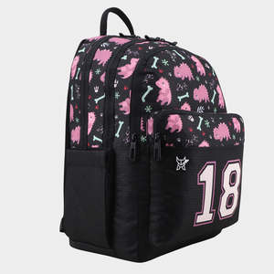 Sac à dos scolaire rose Arctic Fox Saurus pour garçons et filles - Product Image 1