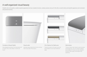 WC intelligent à poser au sol avec un pouvoir de chasse d'eau puissant - Product Image 6