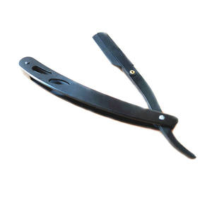 Rasoir à lame unique en acier inoxydable avec manche métallique, design monnayeur, pour usage en salon de coiffure, outil de rasage du visage, motifs drapeaux - Product Image 6