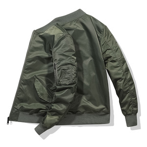 Chaquetas de Piloto Casuales Ajustadas para Hombre y Mujer, Ligeras, de Lona, con Logotipo Frontal - Venta al Por Mayor - Product Image 5