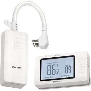 DIGITEN เทอร์โมสตัทไร้สายแบบเสียบปลั๊ก ควบคุมอุณหภูมิและกำลังไฟฟ้า (TDS) - Product Image 1