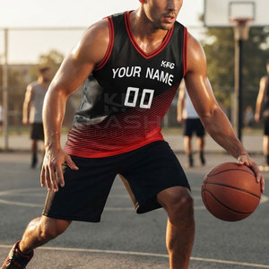 Camiseta de Baloncesto para Hombre, Exportador con MOQ Bajo, Transpirable, 100% Poliéster, Absorbe la Humedad, Sin Mangas, Variedad de Tallas - Product Image 5
