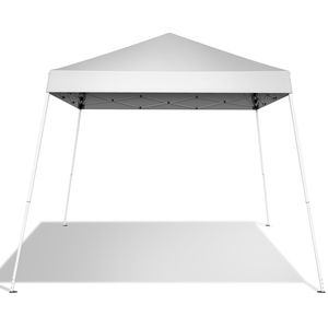 Tenda Portatile 2,4 x 2,4m Bianca per Uso Domestico, Impermeabile, Pieghevole, Design Pop-up - Product Image 6