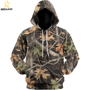 Sweat-shirts à capuche camouflage pour hommes, chemises de chasse, vêtements de pêche à manches longues camouflage - Product Image 1