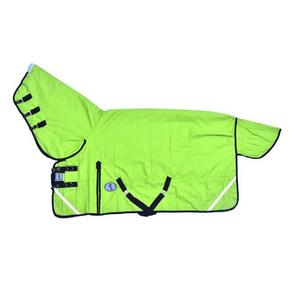 Meilleure vente 1200D Combo hiver tapis de participation chevaux Dressage utiliser vert Polyester tissu imperméable Nylon doublure maille coquille directe - Product Image 1