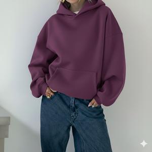 Nouveaux sweats à capuche unis tendance, prix abordable, vente en gros, conception décontractée, logo personnalisé, 100% coton - Product Image 6