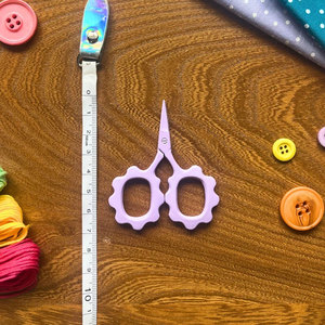 PatternPaperScissors OEM Custom Color Flower Embroidery Scissors Precision Sewing <b>Thread</b> <b>Cutter</b> for Professional Use - Product Image 1