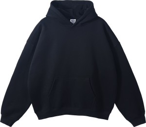 Sweat-shirt à capuche oversize pour homme, demi-zip, couleur unie, molleton de coton, décontracté, avec poche, impression numérique, hiver, coupe classique, tricoté - Product Image 1
