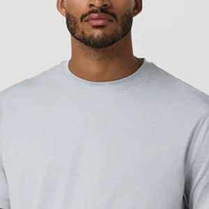 Camiseta de Cuello Redondo para Hombre, Alta Calidad, Venta al Por Mayor, con Diseño Personalizado, 100% Algodón, Precio de Fábrica Económico, Transpirable y Cómoda - Product Image 2