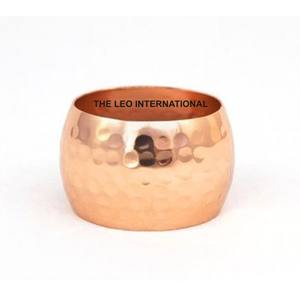 Anneau de serviette en laiton, accessoires de table en métal pour la maison, les hôtels, les restaurants, les banquets de mariage, forme de feuille - Product Image 5