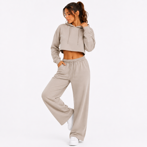 Womens Lightweight Lounge Wear Set <b>Long</b> <b>Sleeve</b> <b>Top</b> With Soft Relaxed Pants For Daily Comfort And All Season Wear - Product Image 1