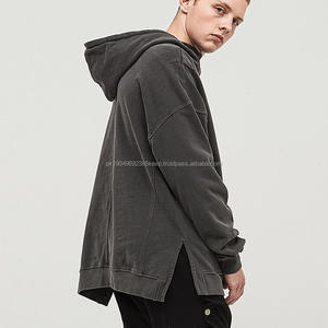 Sudaderas con capucha de algodón 100% de peso pesado de alta calidad para hombre de talla grande lavado personalizado sin logotipo de cuerda cuello enmascarado temporada de otoño - Product Image 5