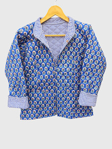Manteau Bohème en Velours Brodé à Motifs Floraux, Col Mandarin, Manches Longues, Grande Taille, Vêtement d'Extérieur pour Femme, Collection Automne - Product Image 1