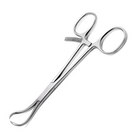 Pinces à os en acier inoxydable de qualité chirurgicale de 5 pouces, forceps de réduction osseuse finition polie, pour usage en chirurgie générale, pinces à saisir les os