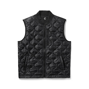 Men's Vintage <b>Quilted</b> Gilet <b>Quilted</b> Stand Collar Zipper Button Down Insulated Waistcoat with Pockets for Fall <b>Winter</b> Woobie Vest - Product Image 3