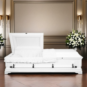 Ataúd CKT2006 DSP, fábrica de alta calidad, estilo norteamericano, suministros funerarios de madera, venta al por mayor, ataúdes de madera dura, urnas directas - Product Image 1