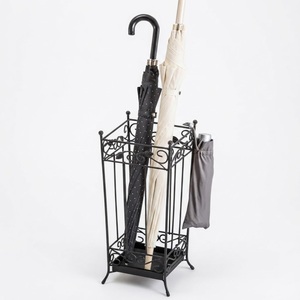 Minimalist Metal Umbrella Stand With Removable Drip <b>Tray</b> Heavy Duty Iron Umbrella Holder Rack For Entryway Hotel Lobby Decor - Product Image 5