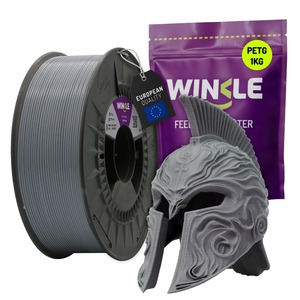ไส้พิมพ์ 3 มิติ WINKLE PETG ขนาด 2.85 มม. น้ำหนัก 1 กก. สำหรับเครื่องพิมพ์ FDM ทนทานต่อแรงกระแทกสูง พิมพ์ง่าย ผลิตในยุโรป ความคลาดเคลื่อน 0.05 มม. อุณหภูมิการพิมพ์ 220-240 องศาเซลเซียส - Product Image 1