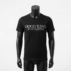 T-shirt Homme Oversize de Haute Qualité avec Design Personnalisé en Strass, T-shirts en Coton Streetwear Lourd - Product Image 1