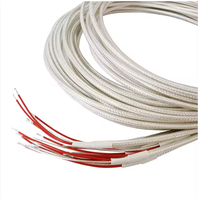 Sensor de temperatura PT100 de resistencia de platino RTD 3850K con cable de 3 núcleos.