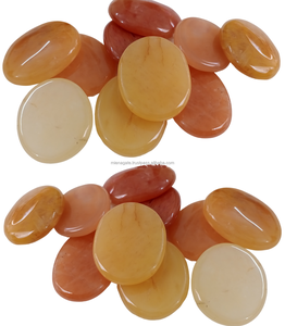 หินโมราคาโบชองจากธรรมชาติหินทรงรีหินวิตกสำหรับทำสมาธิของตกแต่งบ้านของขวัญสุดน่ารักให้ - Product Image 6