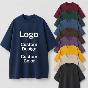 T-shirt en coton 100% de haute qualité, 250 g/m², t-shirt décontracté surdimensionné pour homme, t-shirt en coton 100% uni, t-shirt personnalisé - Product Image 6