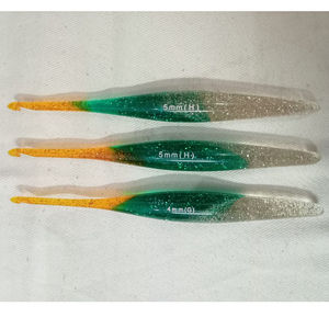 Attractive Resin Simple Colorful <b>Crochet</b> <b>Hooks</b> for Hand Knitting Durable & Convenient Customizable Size and Logo Straight - Product Image 1