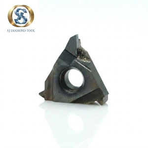 Inserto de Roscado Externo de Diamante con Recubrimiento CVD PCD 16ER de Alta Precisión, Herramienta de Corte de Roscas OEM para Tornos CNC de Aluminio y Cobre - Product Image 1