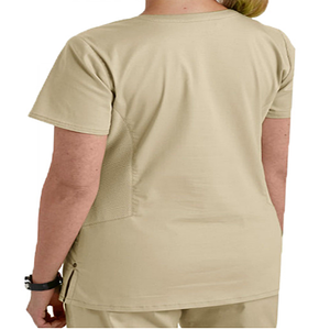 Blouse d'uniforme élégante pour personnel médical et chirurgical, en Spandex/Polyester plus épais, pour médecins, infirmières et personnel hospitalier, résistante aux aiguilles - Product Image 2
