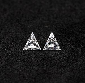 3.4 X 3.0 MM, Diamante Cultivado en Laboratorio, Corte Triangular, Color D, Diamante Creado en Laboratorio para la Elaboración de Joyería Personalizada, Anillo de Boda - Product Image 5