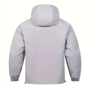 Men's Waterproof Anorak Windbreaker Half-Zip <b>Pullover</b> Hooded <b>Jacket</b> Outdoor Hiking <b>Rain</b> Coat OEM Wholesale - Product Image 5