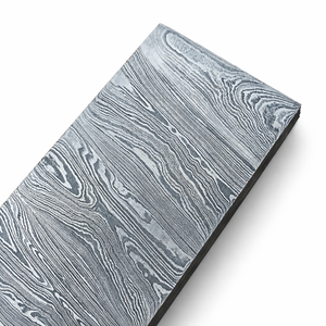 Barra de Acero de Damasco Trenzado Hecha a Mano Personalizada 10x2in, Billetes de Damasco para Herramientas de Bushcraft y Fabricación de Cuchillos - Product Image 2