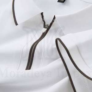 Camiseta Polo antibacteriana con media cremallera para hombre, camiseta de manga corta con cuello, camiseta informal de verano, venta al por mayor, camisetas polo de gran tamaño para equipo - Product Image 5