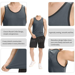 Camiseta Deportiva de Punto Transpirable de Alta Calidad para Hombre, Venta Directa de Fábrica, para Fitness, Ejercicio y Ropa Urbana - Product Image 6