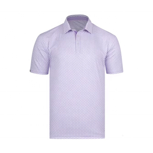 Camiseta de Golf para Hombre al por Mayor, con Logotipo Frontal, Tejido de Punto Sólido, Secado Rápido, 100% Algodón - Product Image 3