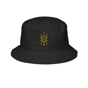 Sombrero de pescador Order of the Secret Monitor - Gorra unisex de algodón con estrella y flechas para exteriores - Product Image 3