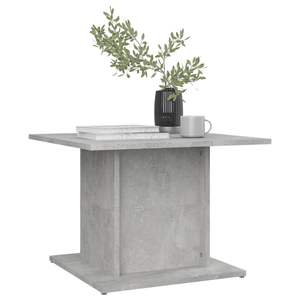Mesa de Centro Pequeña de Concreto Gris con Madera Sintética, Estilo Contemporáneo para el Hogar - Product Image 3
