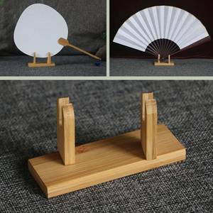 Support universel pliable en bois massif peint, écologique, facile à assembler, pour éventail chinois et couteau - Product Image 5