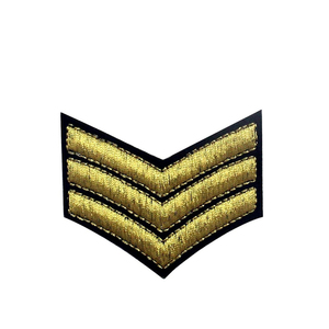 Parche Táctico de Rango Chevron para Uniforme, Parche Termoadhesivo para Ropa, Parches Bordados Personalizados - Product Image 6