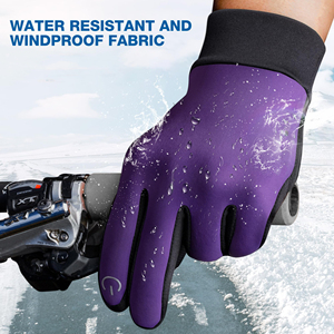 Meilleurs gants de course populaires coupe-vent antidérapants en polaire pour l'hiver, la course à pied, le vélo, la randonnée, la conduite et la marche - Product Image 3