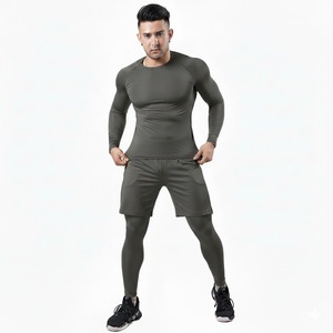 Ensemble short de compression de lutte personnalisé pour homme, respirant, léger, 100 % polyester, anti-UV, idéal pour le grappling - Product Image 4