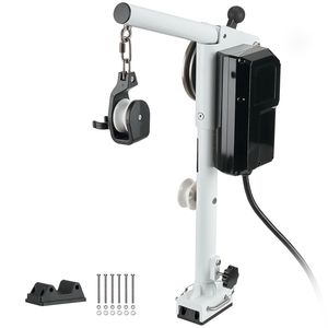 Verricello Line Hauler 12V DC 1200W per ATV/UTV, Capacità di Sollevamento 198 Libbre, Velocità del Filo 115 Ft/min, Rotazione a 360 Gradi - Product Image 1