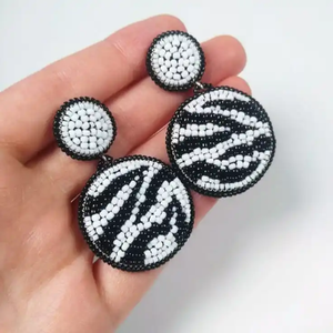Nuevos y Elegantes Pendientes de Corazón con Cuentas Hechos a Mano, en Tono Oro Rosa, Joyería de Moda para Mujeres, Fiestas y Bodas, para Mujeres y Niñas - Product Image 5